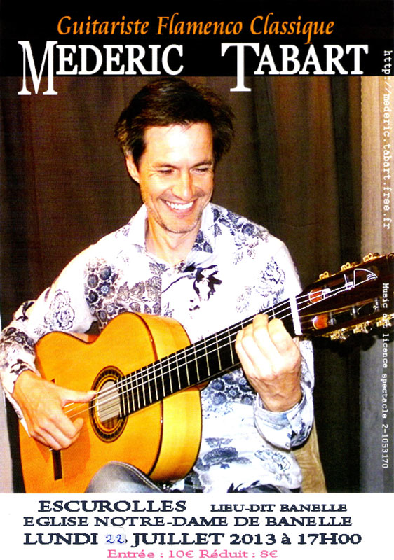 Concert le 22 juillet 2013 à 17h